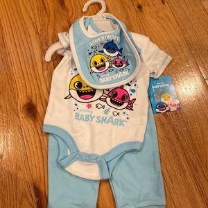Baby shark Pajama set 3 piece